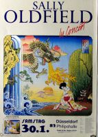 OLDFIELD, SALLY - 1982 - Konzertplakat - Concert - Tourposter - Dsseldorf