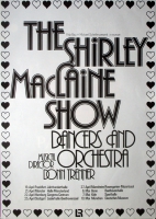 MacLAINE, SHIRLEY - 1977 - Tourplakat - Concert - Show - Tourposter