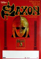 SAXON - 2001 - Live in Concert - Killing Ground Tour - Poster
