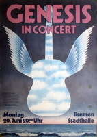 GENESIS - 1977 - Konzertplakat - Concert - A Trick of... - Tourposter - Bremen