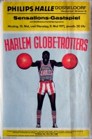 HARLEM GLOBETROTTERS - 1971 - Plakat - Basketball - Poster - Düsseldorf