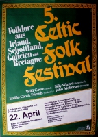 CELTIC FOLK FESTIVAL 5. - 1983 - Plakat - Wild Geese - Poster - Osnabrck