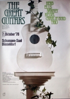 GREAT GUITARS - 1978 - Herb Ellis - Charly Bird Trio - Poster - Dsseldorf