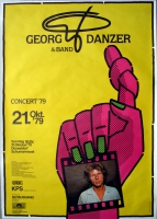 DANZER, GEORG - 1979 - Konzertplakat - Notausgang - Tourposter - Dsseldorf