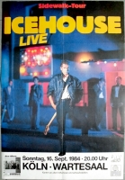 ICEHOUSE - 1984 - Konzertplakat - In Concert - Sidwalk - Tourposter - Kln