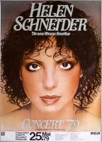SCHNEIDER, HELEN - 1979 - Konzertplakat - Concert - Tourposter - Dsseldorf