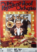 PASADENA ROOF ORCHESTRA - 1977 - Konzertplakat - Tourposter - Dsseldorf