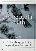 BEAUTIFUL SOUTH - 1998 - Konzertplakat - Housemartins - Tourposter - Hamburg