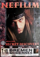 NEFILIM - FIELDS - 1996 - In Concert Tour - Secret Dicovery - Poster - Bremen