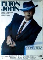JOHN, ELTON - 1982 - Tourplakat - In Concert - Tourposter