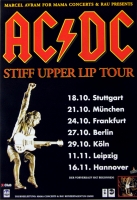 AC/DC - ACDC - 2000 - Plakat - In Concert - Stiff Upper Lip Tour - Poster