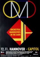 ORCHESTRAL MANOEUVRES - 2010 - Konzertplakat - Tourposter - Hannover