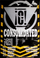 CONSOLIDATED - 1995 - Concert - Business Of Punishment Tour - Poster