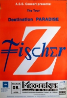 FISCHER Z - 1992 - In Concert - Destination Paradise Tour - Poster - Bremen