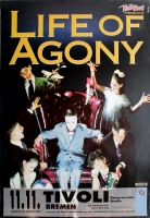 LIFE OF AGONY - 1995 - Live In Concert - Ugly Tour - Poster - Bremen