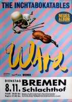 INCHTABOKATABLES - 1994 - Konzertplakat - Ultra - Tourposter - Bremen