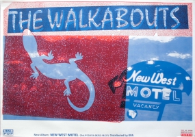 WALKABOUTS - 1993 - Tourplakat - Concert - New West Motel - Tourposter