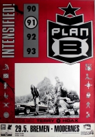 PLAN B - 1991 - Terry Hoax - In Concert - Intensified Tour - Poster - Bremen
