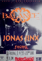 BALANCE - 1993 - In Concert - Jonas Jinx - Facing Time Tour - Poster - Bremen