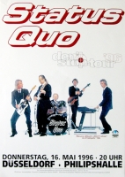 STATUS QUO - 1996 - In Concert - Dont Stop Tour - Poster - Dsseldorf