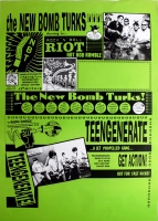 NEW BOMB TURKS - 1994 - Plakat - Punk - In Concert - Teengenerate - Poster