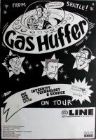 GAS HUFFER - 1993 - In Concert - Integrity Technology Tour - Poster