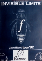 INVISIBLE LIMITS - 1992 - In Concert- Familiar Tour - Poster - Bremen