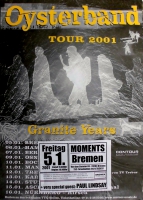 OYSTERBAND - 2001 - In Concert - Granite Tour - Poster - Bremen