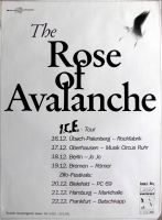 ROSE OF AVALANCHE - 1991 - Plakat - In Concert - I.C.E. Tour - Poster
