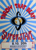 THROW THAT BEAT - 1994 - In Concert- Superstar Tour - Poster - Bremen