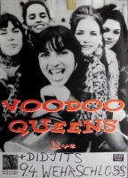 VOODOO QUEENS - 1994 - In Concert - Chocolate Revenge Tour - Poster - Bremen