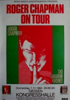 CHAPMAN, ROGER - 1984 - In Concert - Shadow Knows Tour - Poster - Giesen