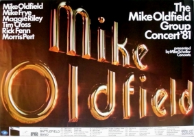 OLDFIELD, MIKE - 1981 - Tourplakat - Concert - QE2 - Tourposter