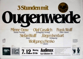 OUGENWEIDE - 1981 - Konzertplakat - Noch aber ist... - Tourposter - Hamburg