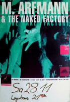 M. ARFMANN & the Naked Factory - 1992 - In Concert - Inner Ear Tour - Poster