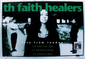 FAITH HEALERS, TH - 1993 - In Concert - Imaginary Friend Tour -Poster