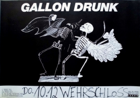GALLON DRUNK - 1992 - In Concert - You the Night... Tour - Poster - Bremen