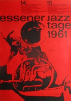 ESSENER JAZZ TAGE - 1961 - Plakat - Günther Kieser - Poster - Essen
