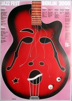 JAZZ FEST BERLIN - 2000 - Plakat - Günther Kieser - Poster