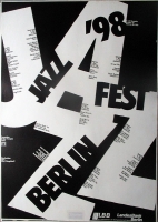 JAZZ FEST BERLIN - 1998 - Plakat - Günther Kieser - Poster