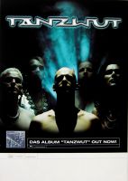 TANZWUT - 1999 - Plakat - Live In Concert - Debuet Tour - Poster