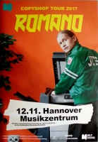ROMANO - 2017 - Live In Concert - Copyshop Tour - Poster - Hannover