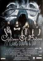 CHILDREN OF BODOM - 2017 - In Concert - 20 Years Down & Dirty Tour - Poster