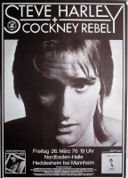 HARLEY, STEVE - 1976 - Konzertplakat - Concert - Tourposter - Mannheim