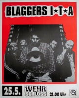 BLAGGERS ITA - 1995 - Konzertplakat - Concert - Bad Kama - Tourposter - Bremen