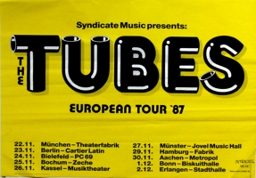 TUBES, THE - 1987 - Plakat - In Concert - Genius of America Tour - Poster - B