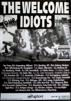 WELCOME IDIOTS - 1990 - Tourplakat - Punk - 11 Outlined Epitaphs - Tourposter