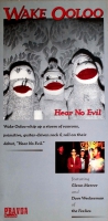 WAKE OOLOO - 1994 - Promoplakat - The Feelies - Hear no Evil - Poster