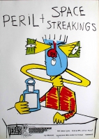 PERIL & SPACE STREAKINGS - 1995 - Konzertplakat - Poster - Vera - Groningen