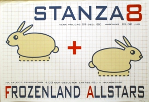 STANZA 8 - 2000 - Konzertplakat - Concert - Poster - Vera - Groningen